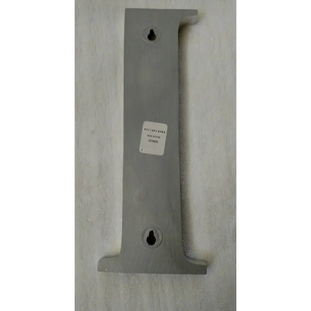 Pottery Barn Letter l (lower case L) Silver Metal Brand New in box